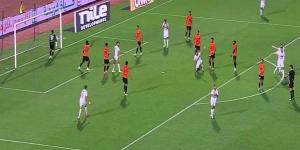 الشوط الاول.. الزمالك متقدم على البنك الأهلي بهدف ناصر منسي