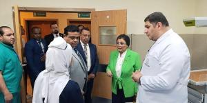 نائب وزير الصحة تتفقد عددًا من المنشآت الصحية بمحافظة أسوان