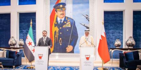 الشيباني في مؤتمر صحفي مع الزياني: زيارة الرئيس الشرع إلى البحرين لحظة فارقة وصفحة مشرقة في العلاقات الثنائية