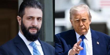"أكسيوس": ترامب سيلتقى أحمد الشرع في الرياض غدًا