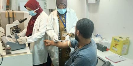 تقديم 1086 خدمة صحية بقرية الديابة مركز أبوقرقاص