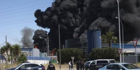 انفجار في مصنع كيميائي قرب مدينة إشبيلية