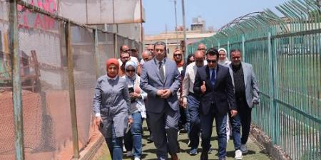 محافظ دمياط يتفقد مركزشباب المدينة لمتابعة خطط التطويروالاستثمار