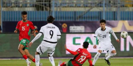 منتخب مصر يخسر بهدف نظيف أمام المغرب في نصف نهائي كأس أمم أفريقيا للشباب