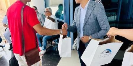 انطلاق أولى أفواج الحج البري من ميناء نويبع البحري ..صور
