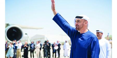 ودعه رئيس الدولة.. الرئيس الأميركي يختتم زيارته إلى الإمارات