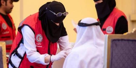 المتطوعون بمنفذ جديدة عرعر.. جهود متكاملة لخدمة ضيوف الرحمن
