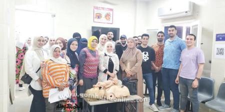 صحة دمياط تواصل تدريب العاملين على الإنعاش القلبي الرئوي 