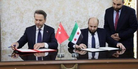سوريا وتركيا توقعان اتفاقية تعاون لتطوير وتعزيز التعاون في مجال الطاقة