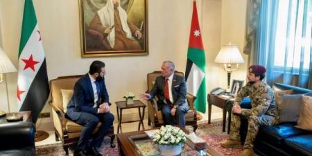 الملك والرئيس السوري يبحثان العلاقات الثنائية والتطورات الراهنة
