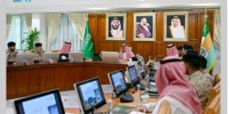 نائب وزير الحرس الوطني يجتمع مع وكيل ‏شؤون المشاريع بالوزارة