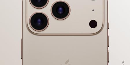 تسريب جديد يظهر iPhone 17 Pro بلون ذهبى "Desert Gold"