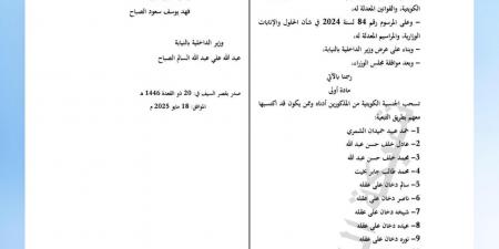 بالأسماء.. الكويت تسحب الجنسية من 20 شخصا