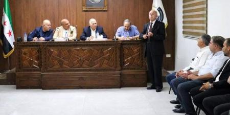 غرفتا تجارة حمص وتجارة وصناعة الريحانية تبحثان آفاق التعاون والاستثمار المشترك بحمص