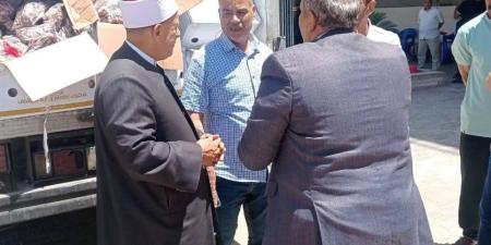 أوقاف كفرالشيخ تسلم ٣طن لحوم إطعام للتضامن الاجتماعي لتوزيعها