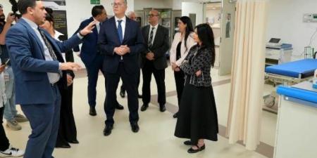 وزير البترول يزور مستشفى أهل مصر لعلاج الحروق