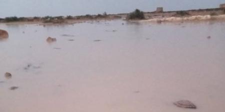 امطار رعدية علي غرب محافظة مطروح