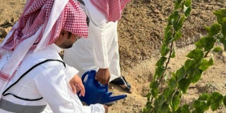 بيئة رنية تنفذ مبادرتي سقيا المزروعات وتوزيع المياه
