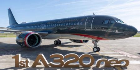 أول طائرة إيرباص A320neo جديدة للملكية الأردنية تحط في مطار الملك الحسين في العقبة