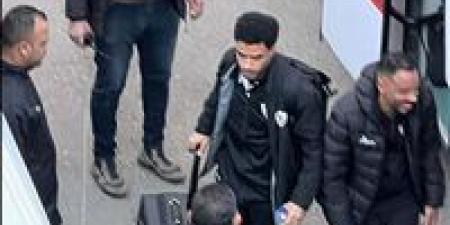 حافلة الزمالك تصل استاد استاد القاهرة استعدادًا لمواجهة فاركو في الدوري