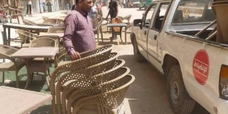 حملات مكثفة للنظافة ورفع الإشغالات بمراكز المنيا