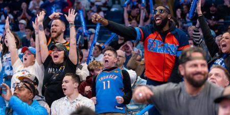 أوكلاهوما يتسلح بشغف جمهوره في نهائي "NBA"