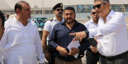 محافظ الجيزة يتفقد المراحل النهائية لأعمال التطوير بنطاق المتحف المصري الكبير