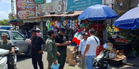 القوى الأمنية وبلدية صور بدأتا حملة قمع المخالفات في المدينة