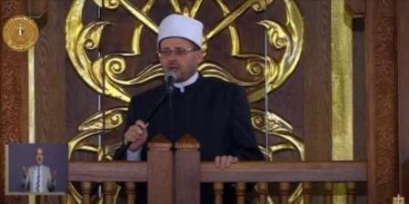 خطيب عيد الأضحى من مسجد مصر الكبير: حب الوطن من أعظم مقاصد الإيمان