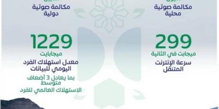 هيئة الاتصالات: (22) مليون مكالمة و(3 ) أضعاف متوسط الاستهلاك العالمي للبيانات يوم عيد الأضحى