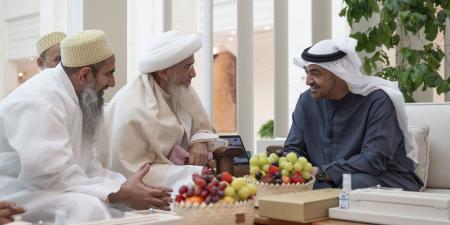 رئيس الدولة يستقبل سلطان طائفة البهرة