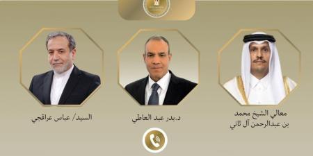 اتصالان لوزير الخارجية والهجرة مع وزيري خارجية إيران وقطر