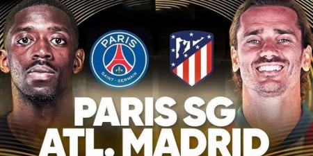 شاهد مباراة باريس سان جيرمان واتلتيكو مدريد مباشر على الفون