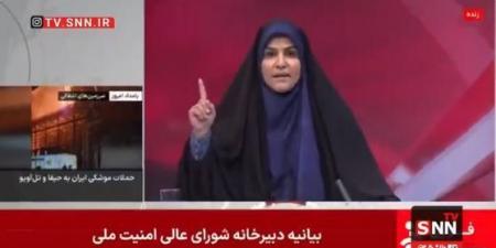 شاهد | بالفيديو.. لحظة قصف مبنى الإذاعة والتليفزيون في طهران