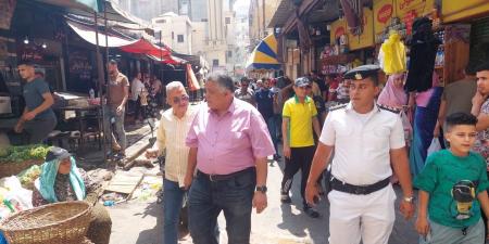 تحصيل 102 الف جنيه غرامات من سوق شيديا ولاجيتيه بالاسكندرية