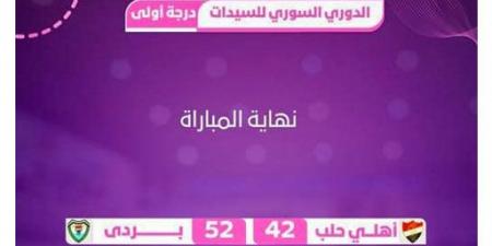 بردى يبلغ الدور النهائي بدوري كرة السلة للسيدات