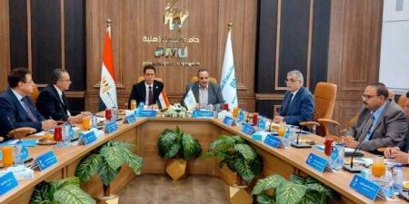مجلس جامعة بنها الأهلية يستعرض المنح الطلابية واعتماد اللائحة الداخلية