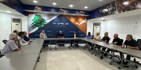 باسيل التقى وفودا من بلديات قضاء المتن
