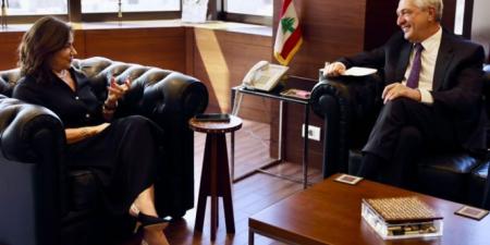 حنين السيد عرضت مع غراندي لخطة عودة النازحين السوريين: لإطلاق آلية التنفيذ المشتركة بدءا من أول تموز
