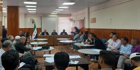 جلسة حوارية لاتحاد الصحفيين السوريين مع إعلاميي درعا