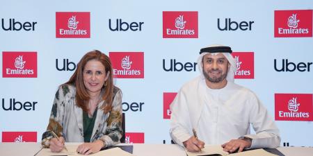 مذكرة تفاهم بين طيران الإمارات و"أوبر" للارتقاء بتجربة المسافرين