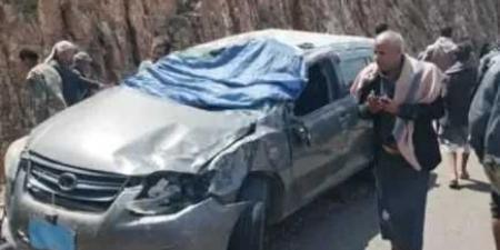 وفاة سائق وإصابة آخرين في حادث مروري على طريق الحسينية - ذمار