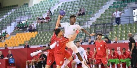 أخضر اليد تحت (21) عامًا يخسر أمام البحرين في بطولة كأس العالم