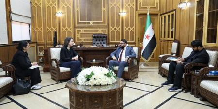 سوريا وبريطانيا تبحثان خطوات دعم العدالة السورية