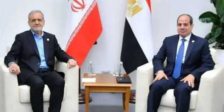 السيسي لـ بزشكيان: مصر ترفض الهجوم على قطر وتدعم وقف النار بين إيران وإسرائيل لحماية استقرار المنطقة