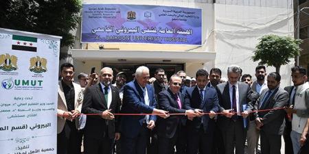إعادة تأهيل مشفى البيروني وتشييد مسجد بحرستا