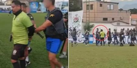 من الملعب إلى السجن.. الشرطة البرازيلية تعتقل حكمًا أثناء المباراة بتهمة خطيرة