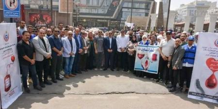 احتفالا باليوم العالمي.. محافظ الشرقية يشهد انطلاق فعاليات حملة التبرع بالدم