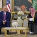 الرئيس الأمريكى يصل قصر اليمامة لعقد مباحثات مع ولى العهد السعودى