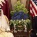 أمير قطر والرئيس الأمريكي يبحثان آخر التطورات الإقليمية والدولية